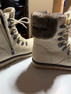 Royal Canadian leather and shearling winter boots - women 9.5
